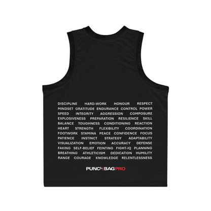 PUNCHBAGPRO Fighter Jersey - Mindset, Courage, Endurance, Control