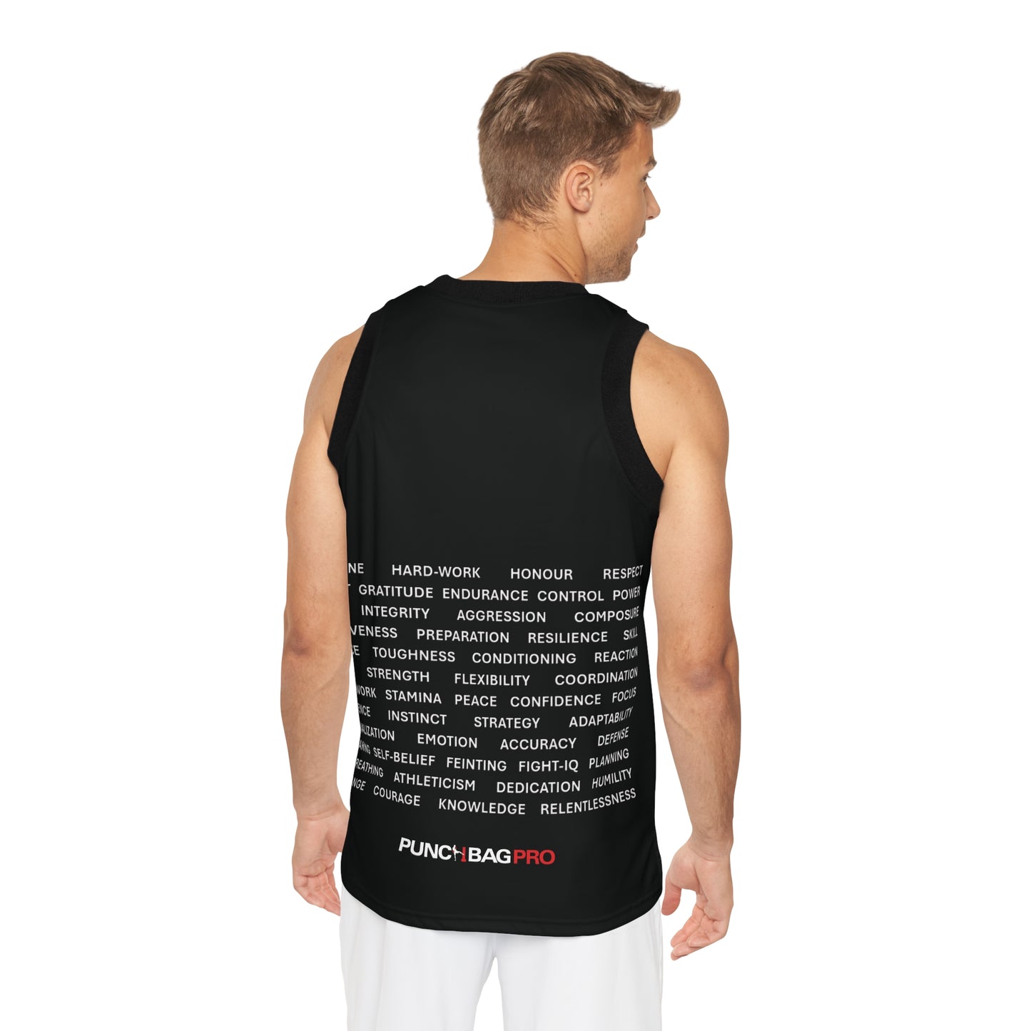 PUNCHBAGPRO Fighter Jersey - Mindset, Courage, Endurance, Control